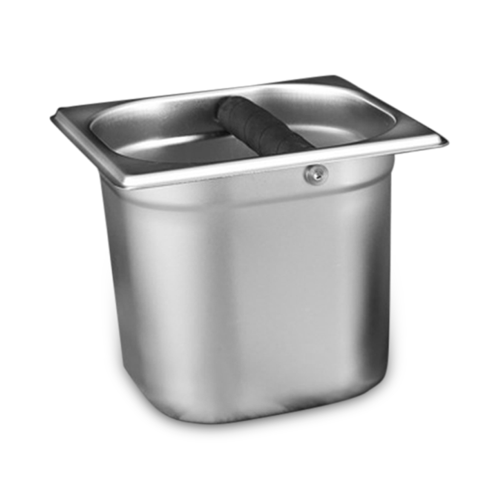 

Stainless Steel Coffee Powder Residue Knock Box Coffee Grounds Grind Bucket, 501 Original