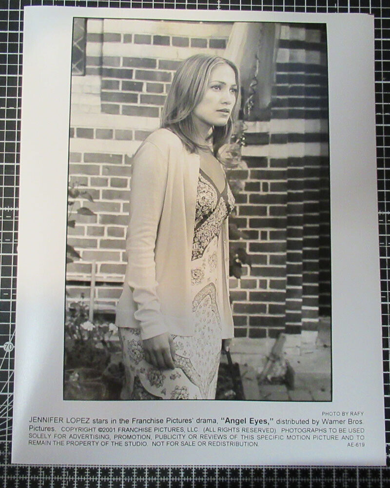 Angel Eyes ORIGINAL press publicity Photo Poster painting 8x10 in Jennifer Lopez Jim Caviezel 8