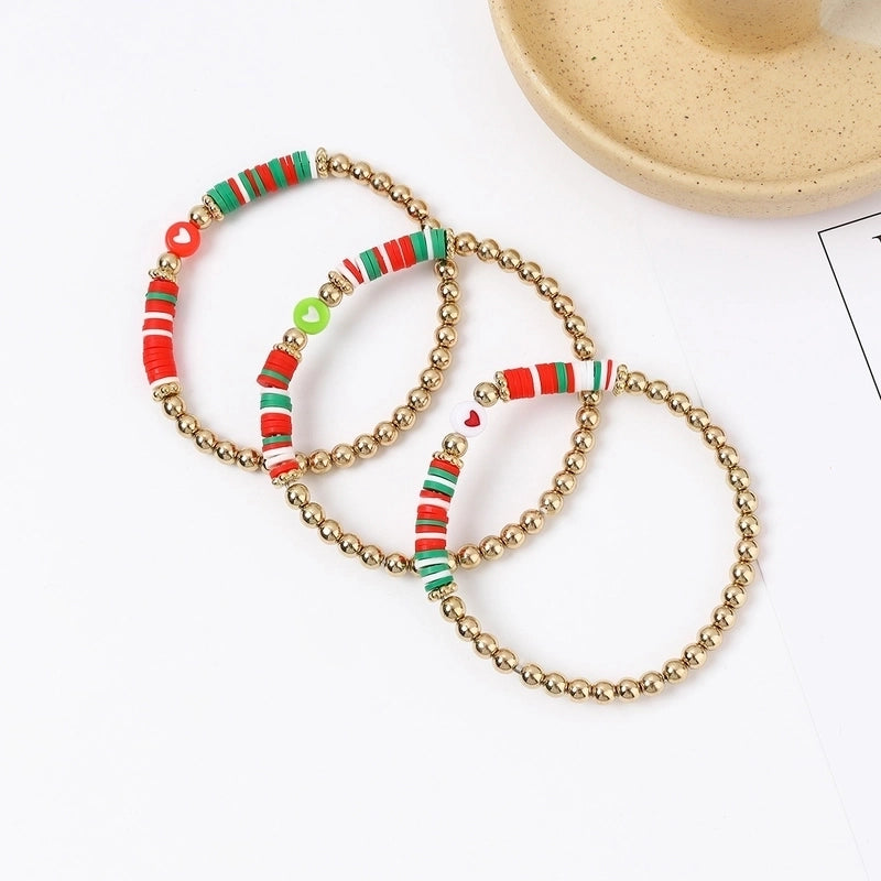 Vintage Style Heart Shape Stainless Steel Bracelets In Bulk Christmas