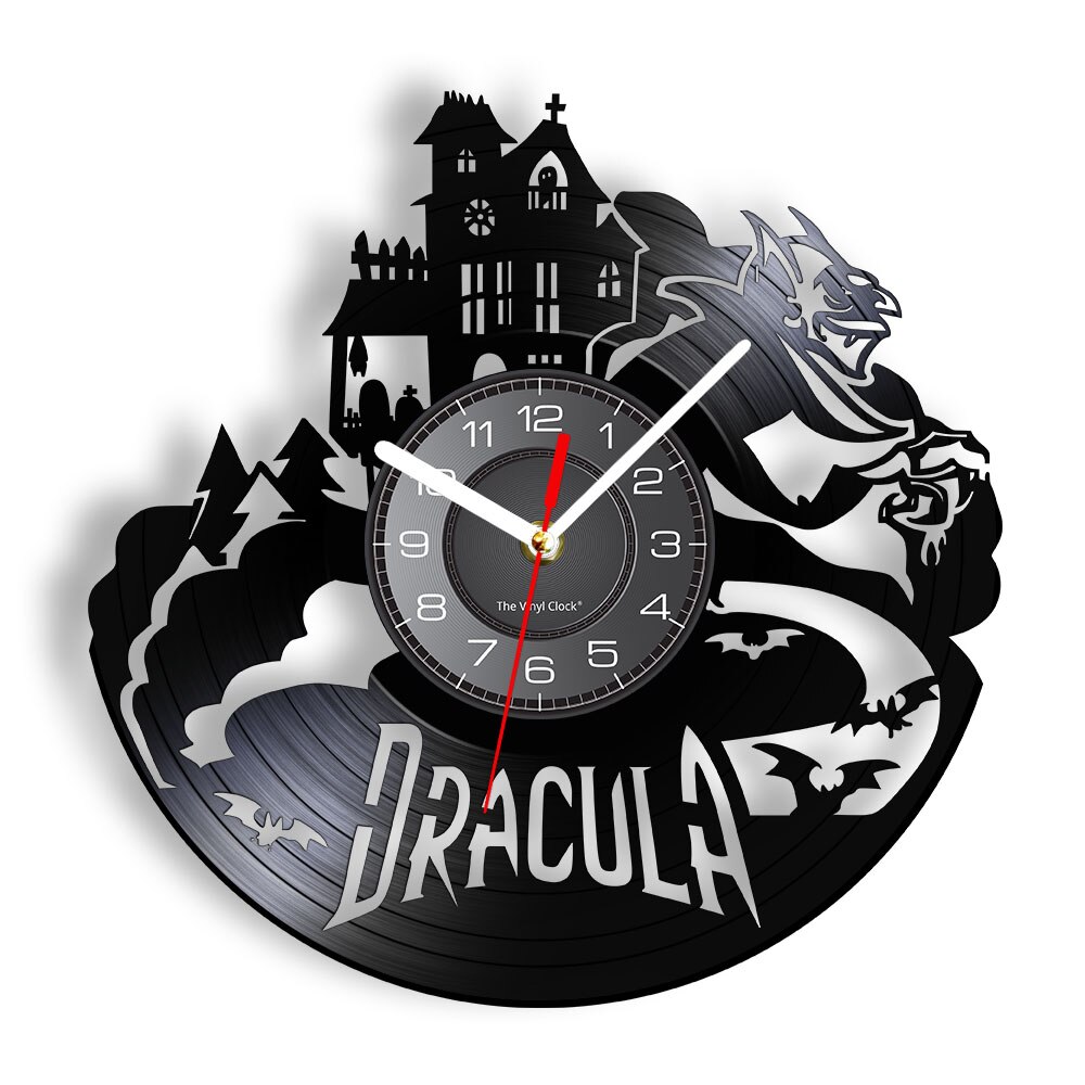 

Dracula The Blood Drinking Count Inspire - Vinyl Record Wall Clock - Without LED, 501 Original