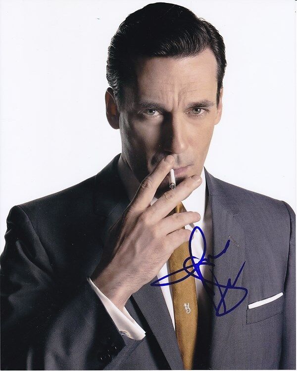 JON HAMM Signed Autographed MAD MEN DON DRAPER Photo Poster painting