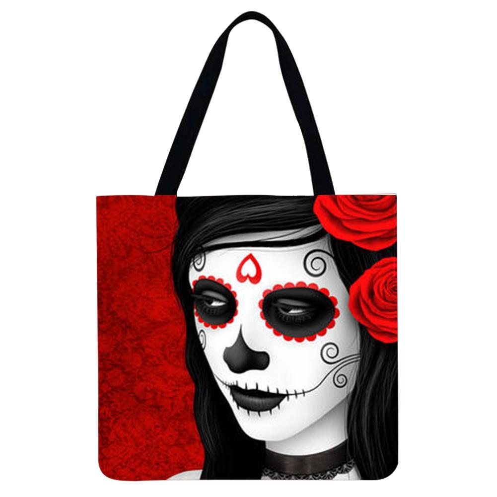 Linen Print Tote Bag linen-print-tote-bag