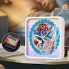 Rose Cross Special Shape 5D Diamond Painting Clock Art Craft With Frame Kit