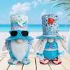 2Pcs Beach Gnomes Plush Cute Shelf Sitters with Weighted Base for Birthday Gifts