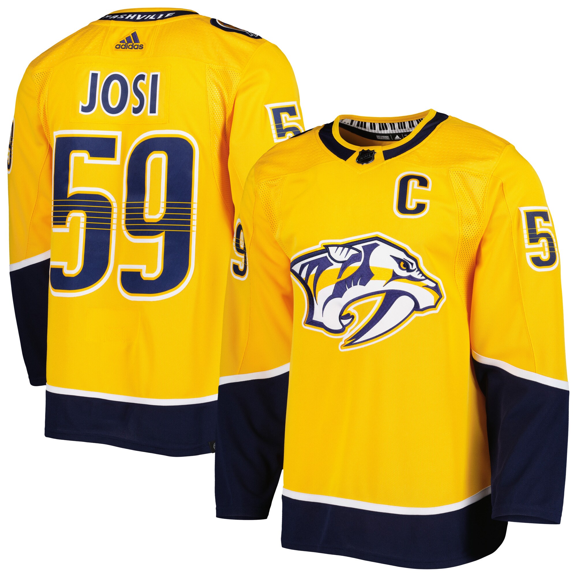 Roman Josi Nashville Predators   Primegreen    Jersey – Gold mysite