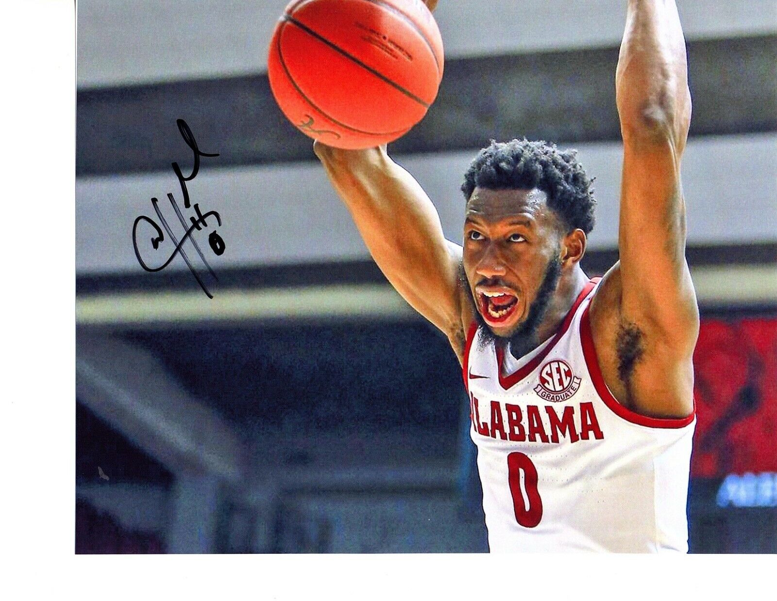 Donta Hall signed Autograph Signed basketball Photo Poster painting 8x10 Alabama Crimson Tide