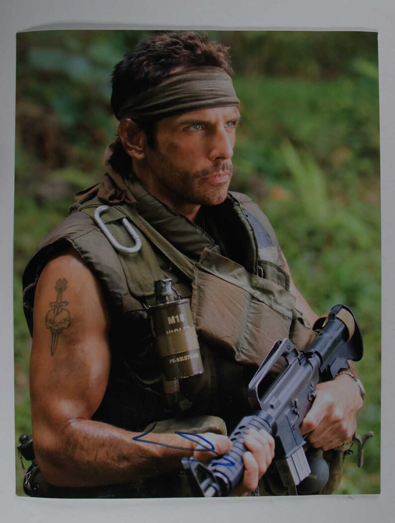 Ben Stiller Signed Autographed Tropic Thunder