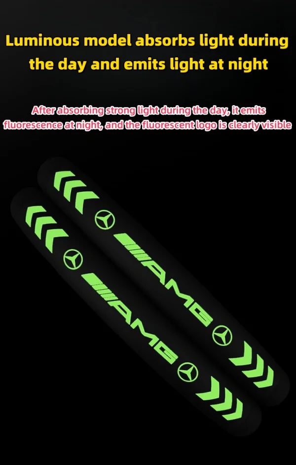 Luminous Nappa Leather Car Steering Wheel Cover