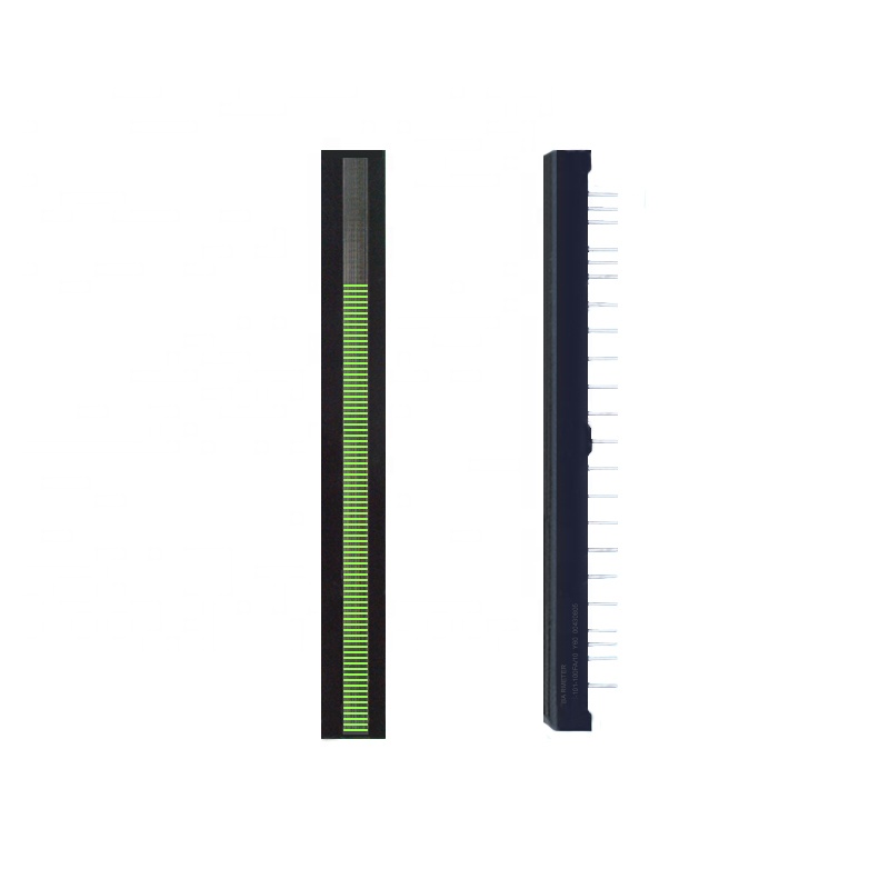 BL101-1004F 101 Segment 100mm Yellow Green LED Light Beam Display Sound Level Meter Display LED Light Bar