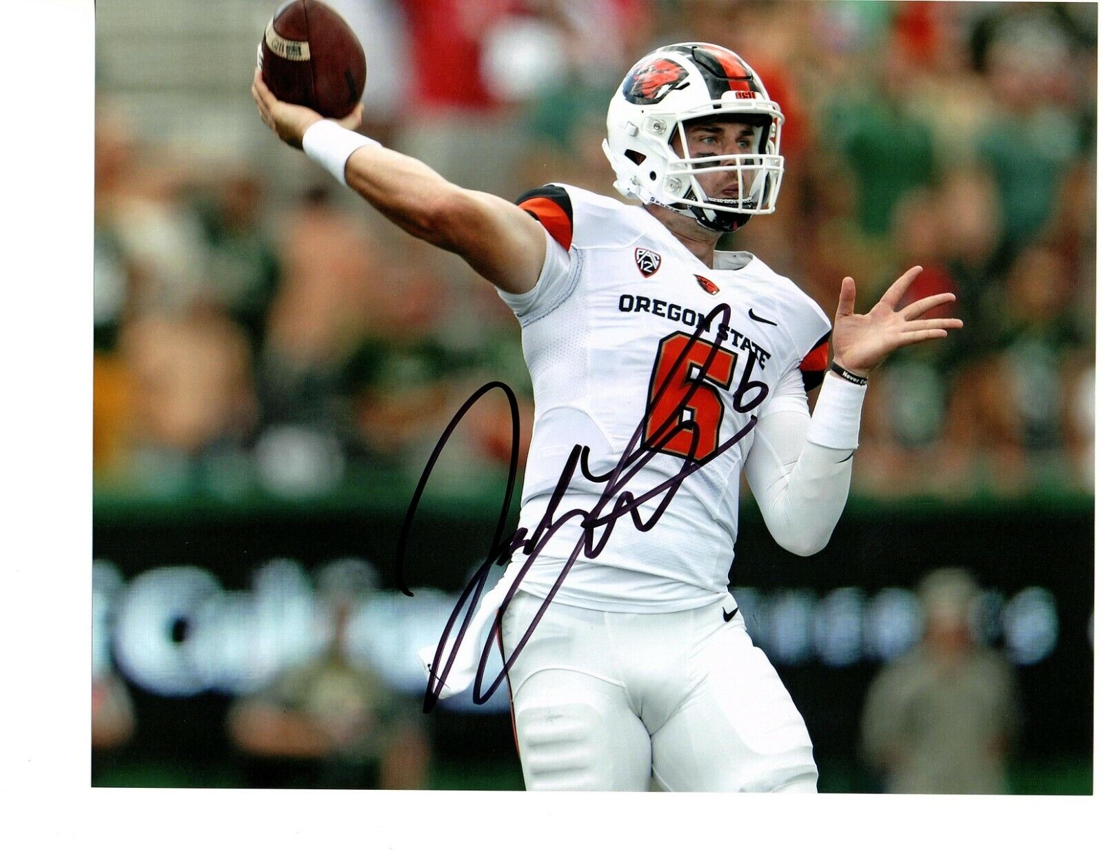 Jake Luton Oregon State Beavers signed autographed 8x10 football Photo Poster painting 20 Draft