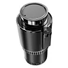 12V Smart Cooling Heating Car Cup Digital Display 2 In 1 Bottle Warmer (Black)