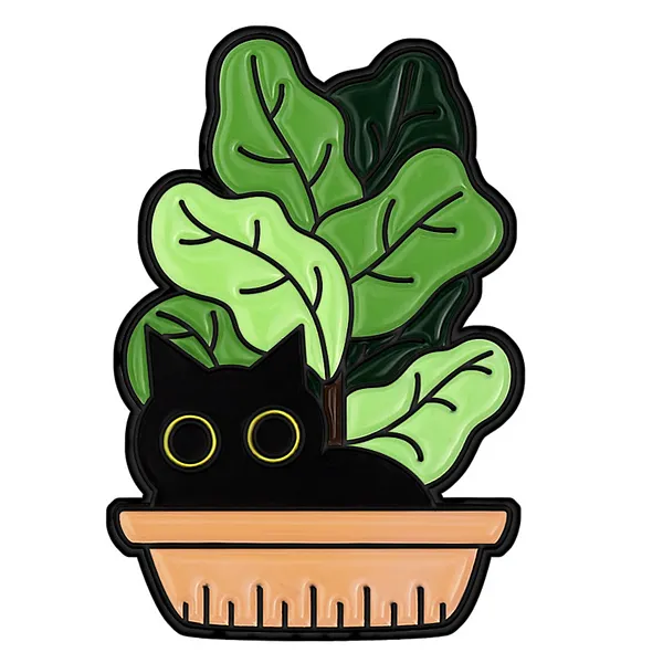 Foto del pin Hidden Green Cat