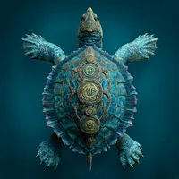 Mystic Dragon Turtle - Diamond Painting