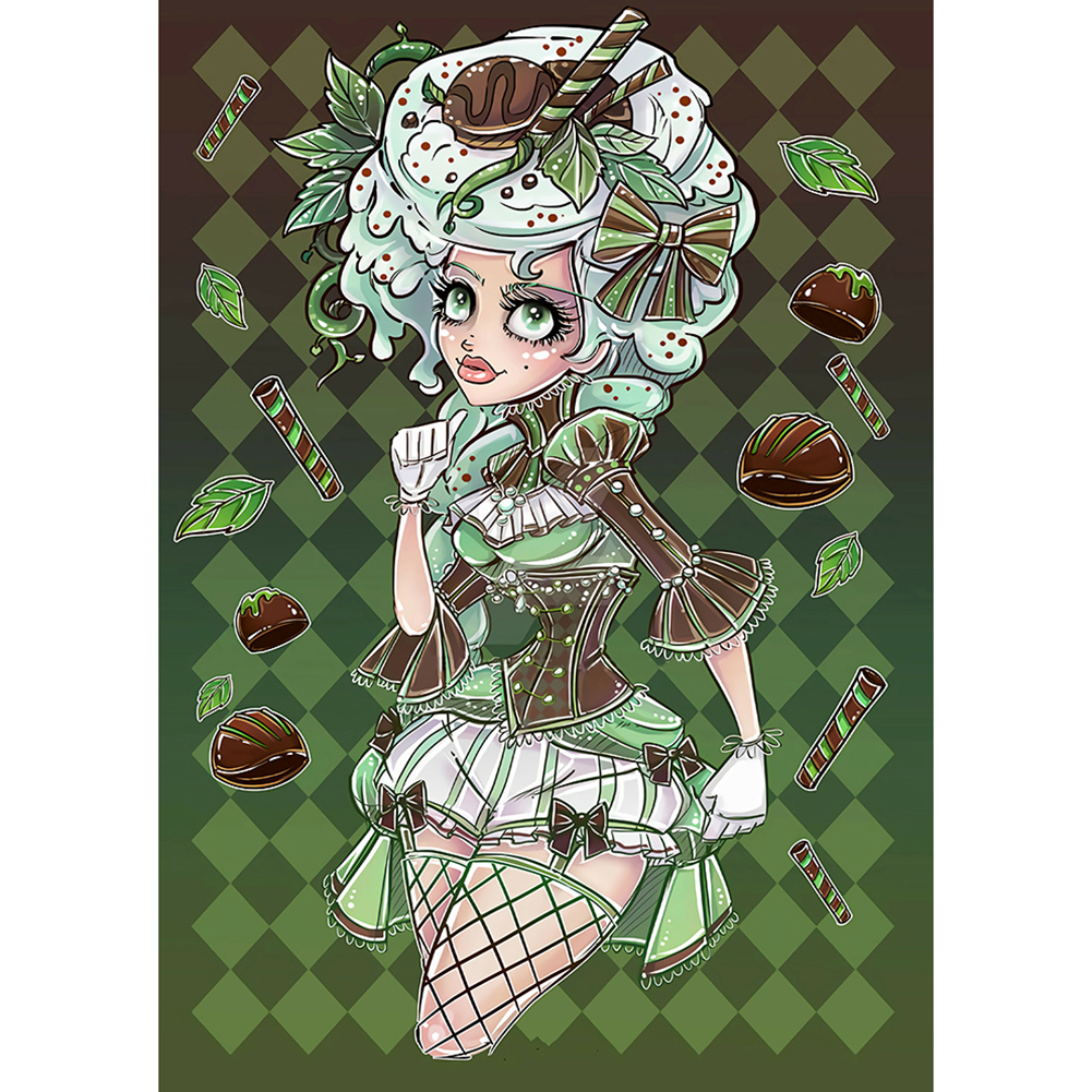 

Darkness Doll - Round Drill Diamond Painting - 30*40CM, 501 Original