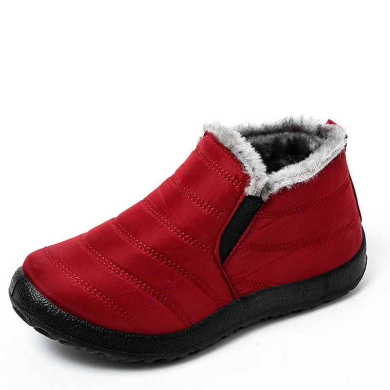 2021 Winter Boots Women Waterproof Snow Women Shoes Flat Casual Winter Shoes For Women Ankle Boots Female Shoes Couple Size 45