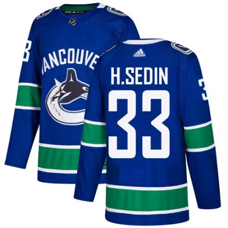 Men's  Vancouver Canucks #30 Henrik Sedin Blue Stitched NHL Jersey