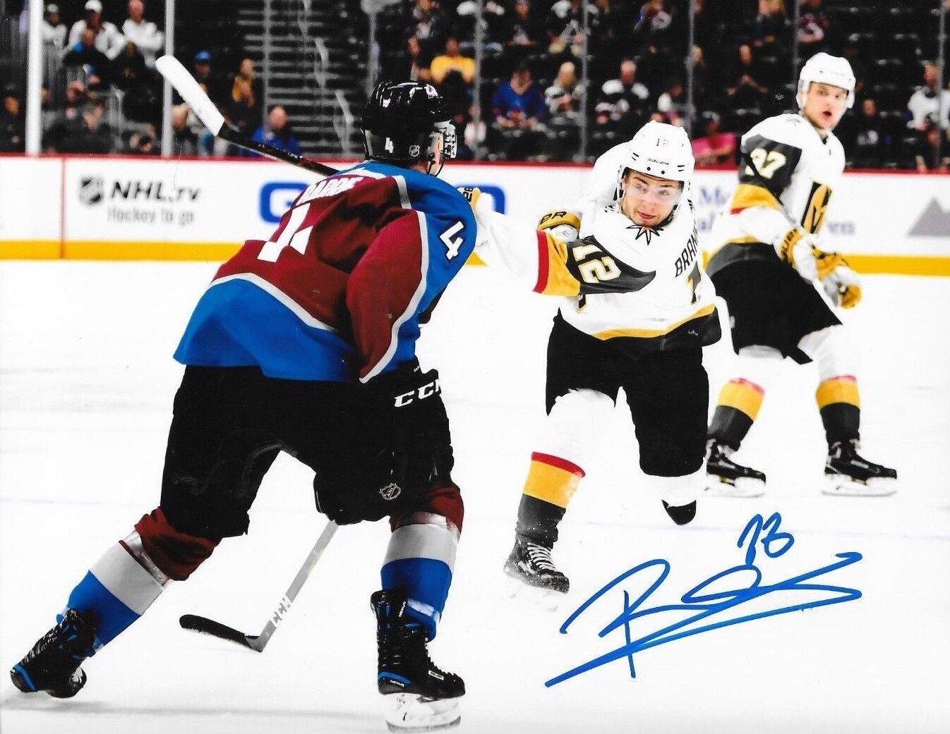 Erik Brannstrom signed Las Vegas Golden Knights 8x10 Photo Poster painting autographed 3