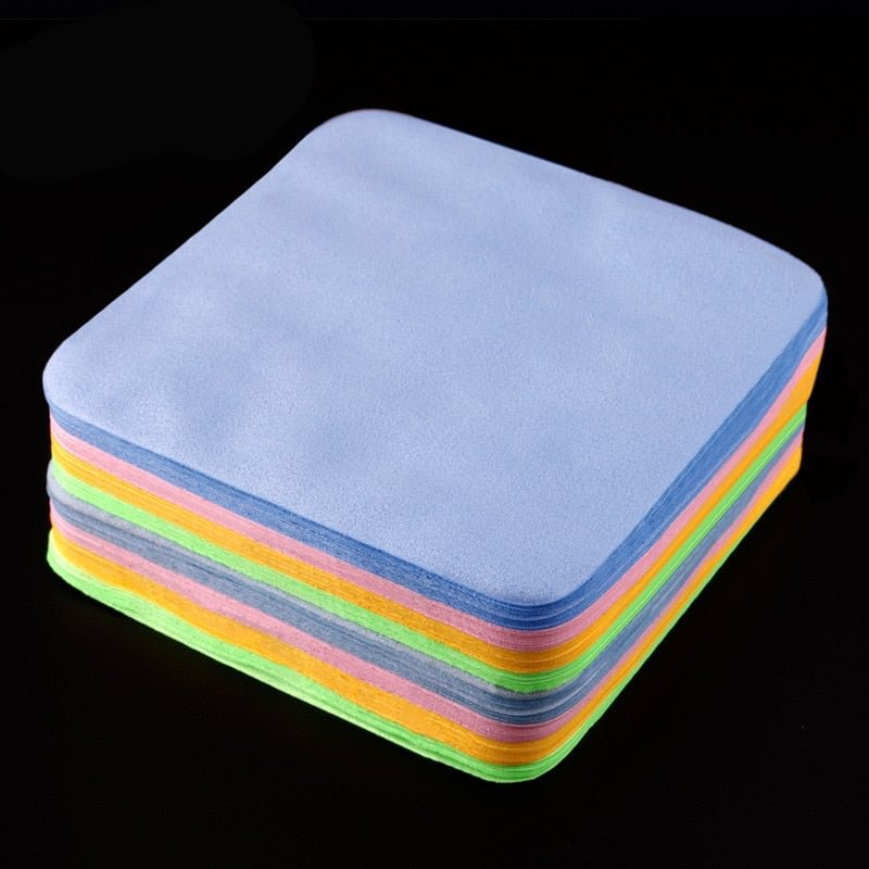 5 Pcs/lots High Quality Glasses Cleaner 13*13cm Microfiber Glasses Cleaning Cloth for Lens Phone Screen Cleaning Wipes