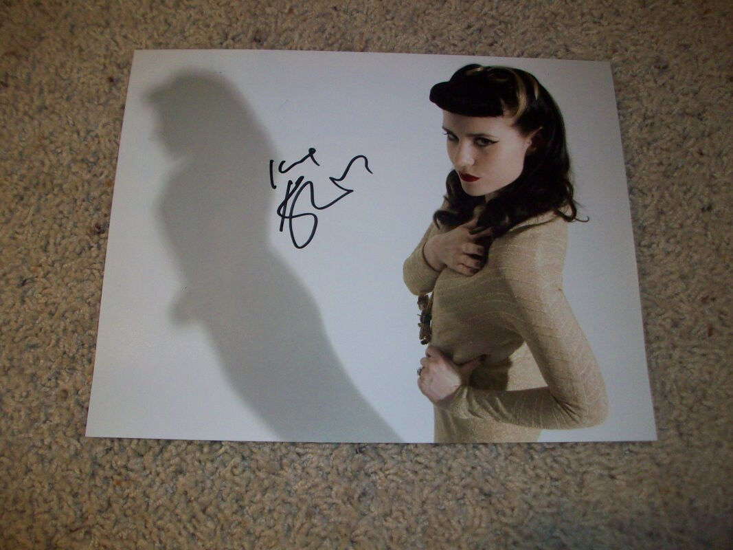 KATE NASH GIRL TALK SIGNED AUTOGRAPH 8x10 Photo Poster painting A