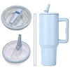 40Oz Tumbler Flip Straw Lid Replacement Spill Proof Cover for Stanley 40oz Mug