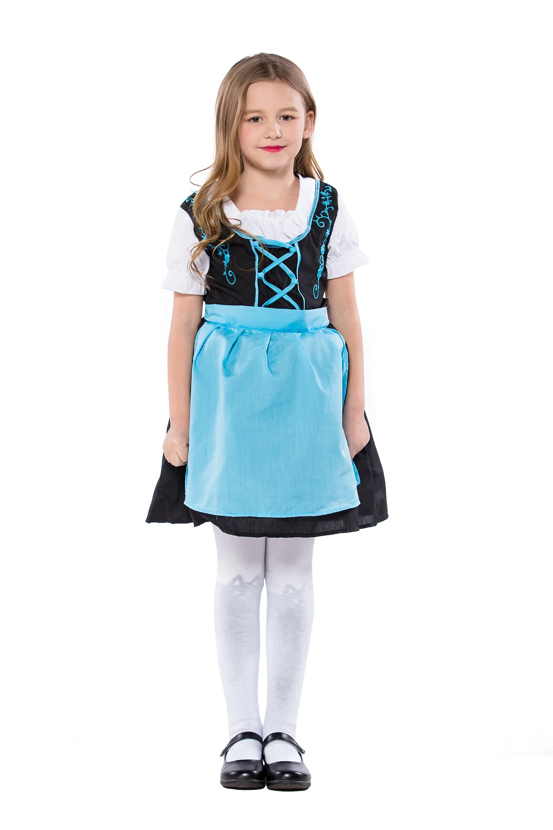 Girls German Dirndl Dress Oktoberfest Fraulein Costume