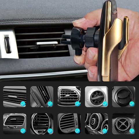 Automatic Clamping Wireless Car Phone Holder