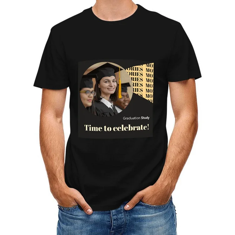 Celebrating Graduation Designable Short Sleeve T-Shirt