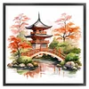 Pavilions-11CT Stamped Cross Stitch 40*40cm/15.75*15.75in tapestrymarket