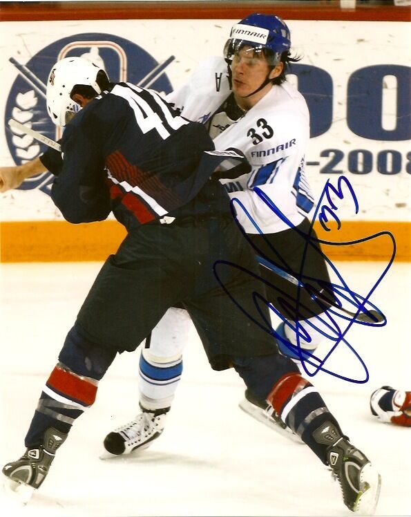 Finland Anssi Salmela Fight Signed Autographed 8x10 Photo Poster painting COA C