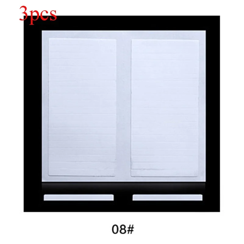 1 Sheet White French Manicure Strip Nail Art Form Fringe Tip Guides Sticker DIY Line Tips Decoration Tool-Nail Inspo