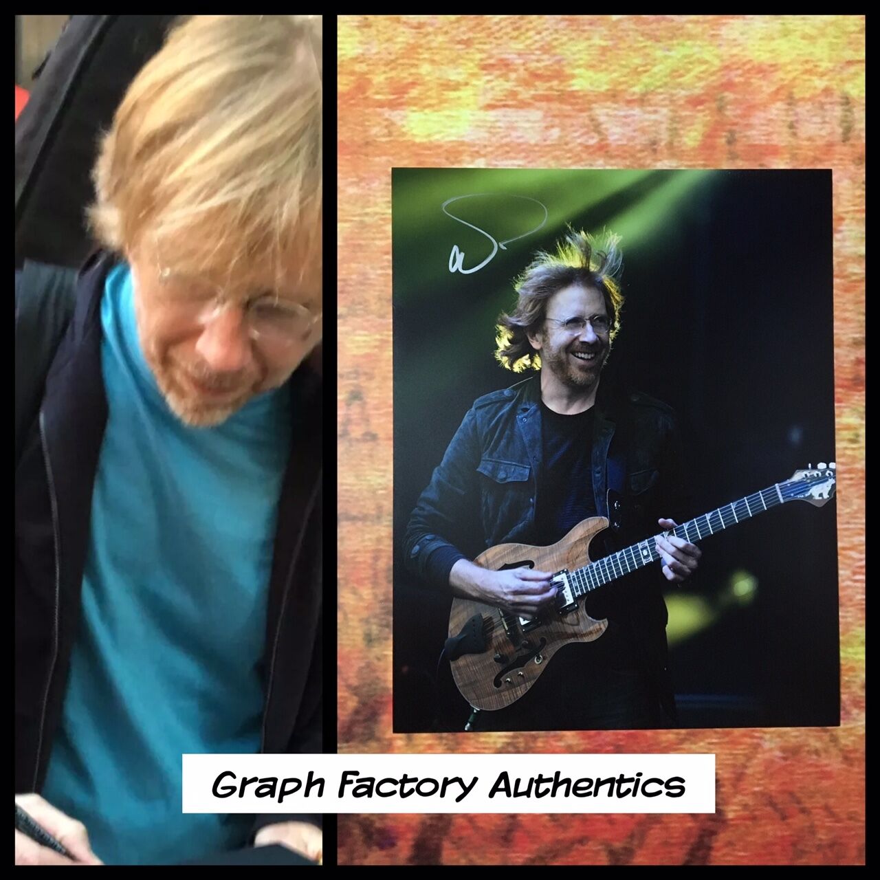 GFA Phish Frontman * TREY ANASTASIO * Signed 11x14 Photo Poster painting PROOF T2 COA