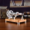 Startable single cylinder alloy engine Stirling engine model with motor