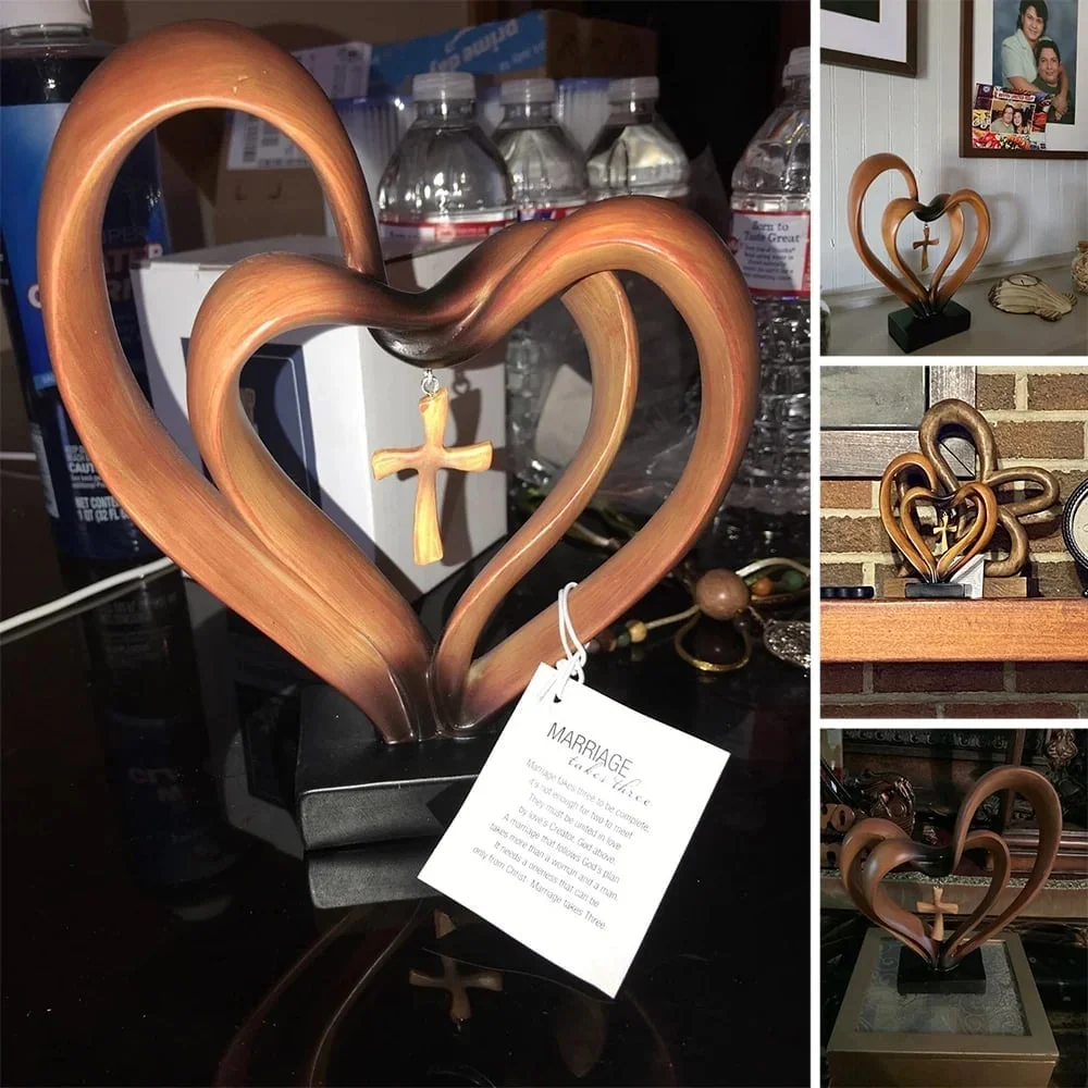 🔥HOT SALE NOW 49% OFF - Easter Jesus Entwined Hearts Cross💞