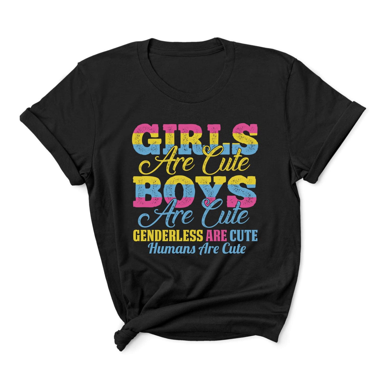 Pansexual t-shirt people are cute