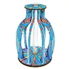 Vase Mandala En Bois-Ornement De Bricolage