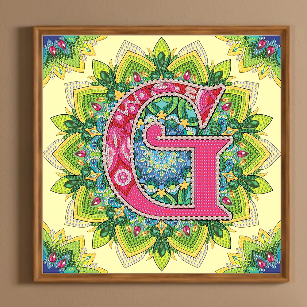 Diamond Painting - Partial Special Shaped Drill - Datura G(30*30cm)