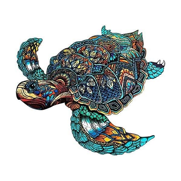  Fun Challenging Wooden Sea Turtle Puzzles Gifts Perfect Family Game