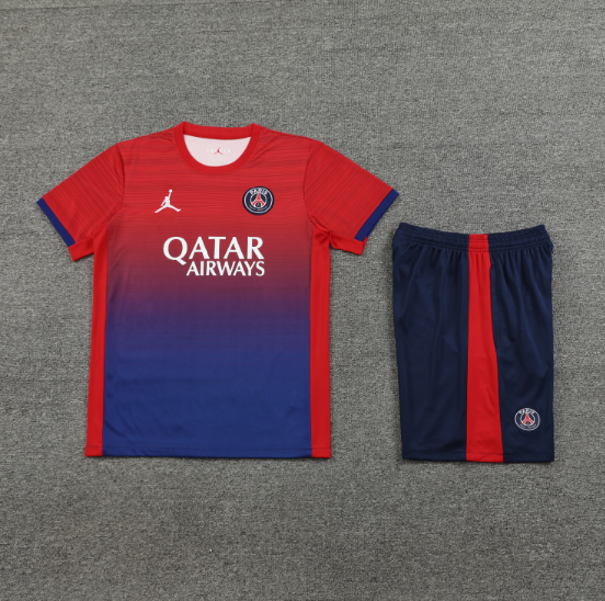 24/25 PSG Paris Saint Germain Short Sleeve Training Kit Thai Quality