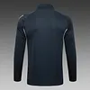 2025/2026 Real Madrid Dark Gray Long Zipped Jacket Football Shirt 1:1 Thai Quality