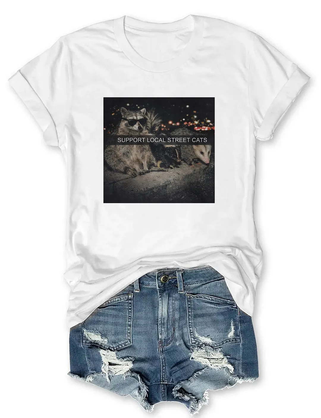 Support Local Street Cats T-shirt