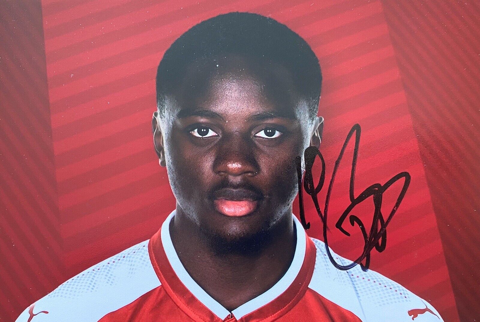 Josh Dasilva Genuine Hand Signed 6X4 Photo Poster painting - Arsenal 6