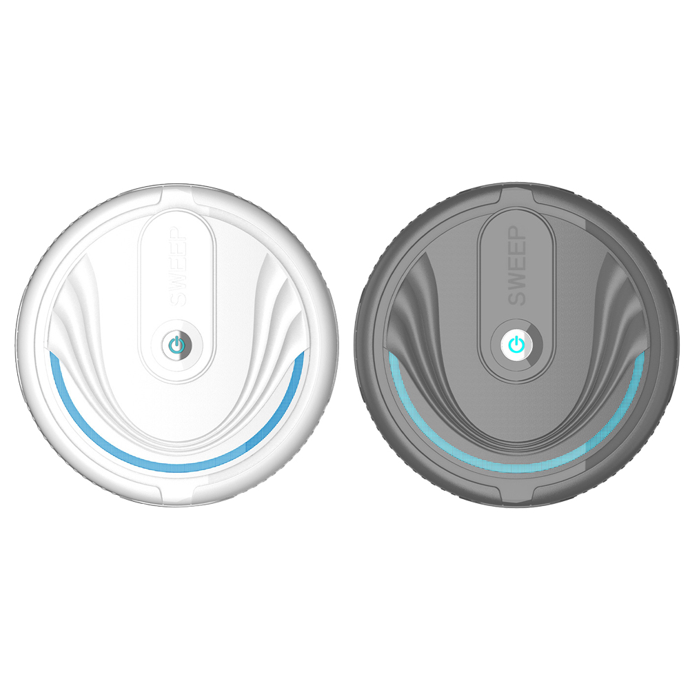 

Smart Robot Vacuum Cleaner USB Rechargeable Floor Dust Sweeping Machine, Black, 501 Original