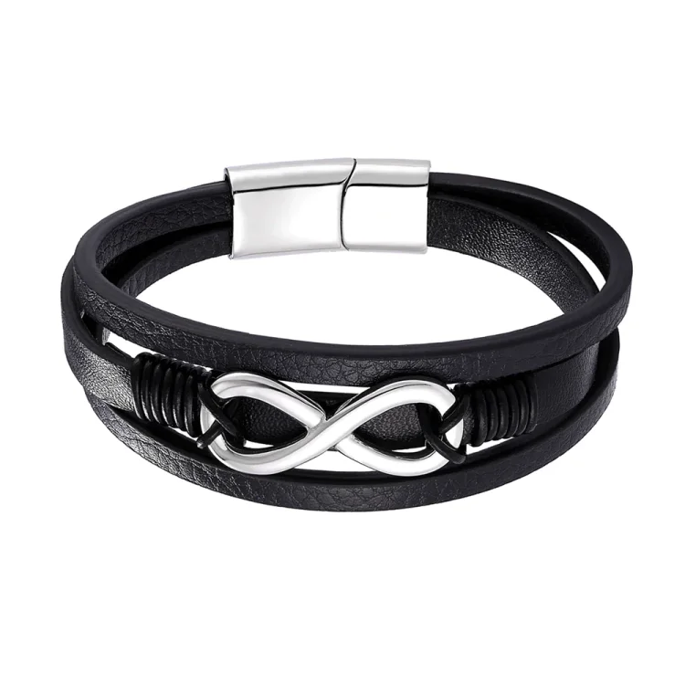 For Son - I Love You Until Infinity Runs Out Three-Layer Bracelets