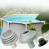 For INTEX Pool Water Spray Connector Kit Anti-Clog Filter Strainer Kit Swimming Pool Water Jet Connector Pools Screen Inlet Nozzle Hose Connection Above Ground Pools Accessories