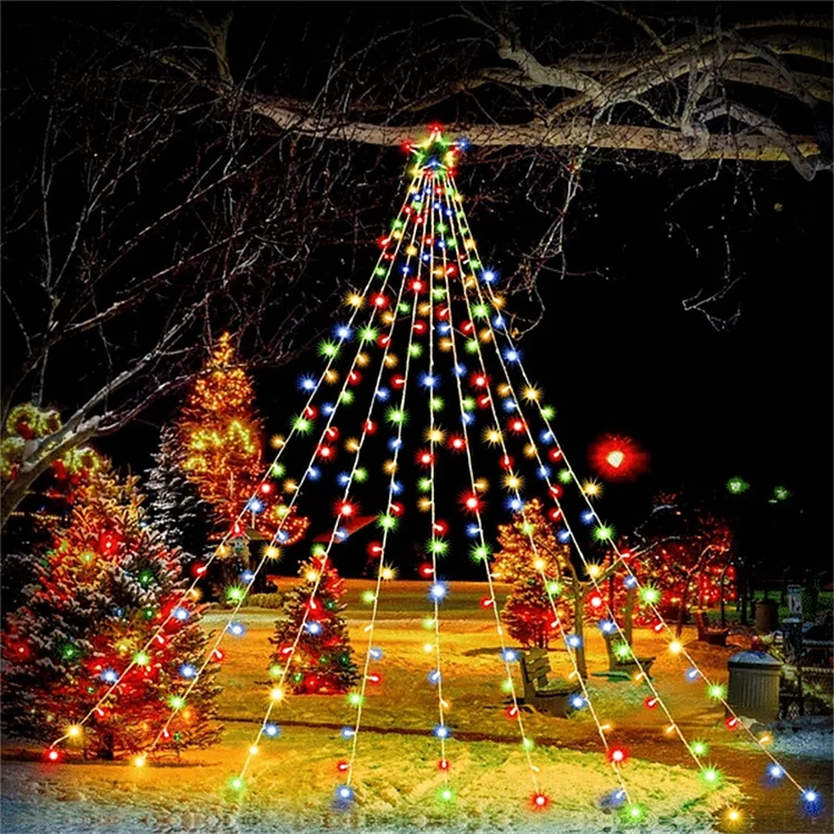 SOLAR OUTDOOR CHRISTMAS DECORATIONS LIGHTS