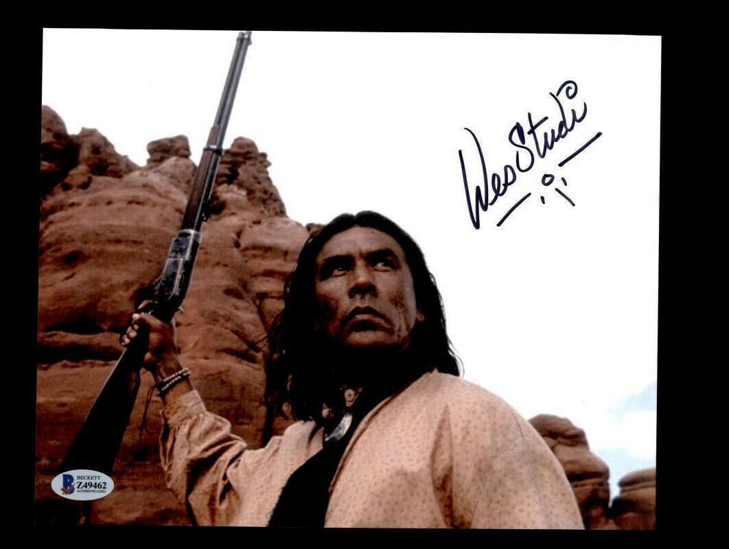 Wes Studi BAS Beckett Coa Signed 8x10 Geronimo Photo Poster painting Autograph