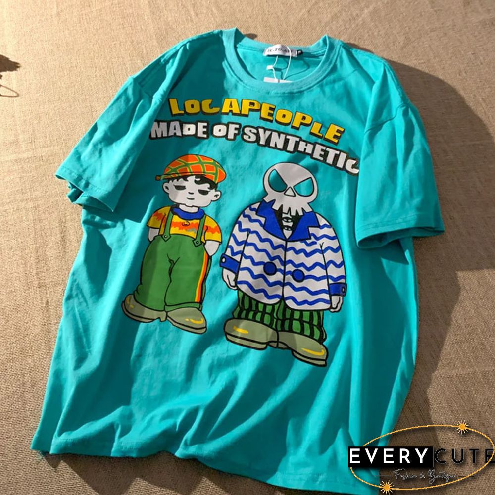 Unisex Fun Print Oversized T-Shirt