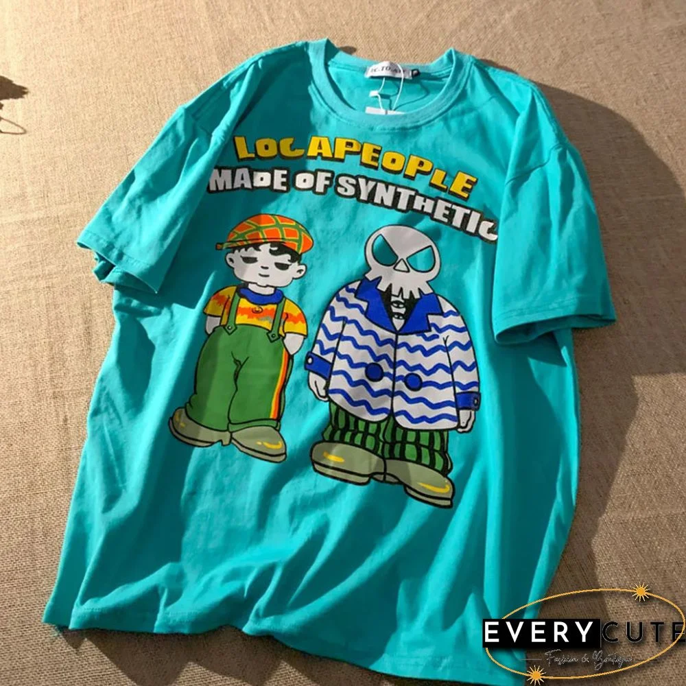 Unisex Fun Print Oversized T-Shirt