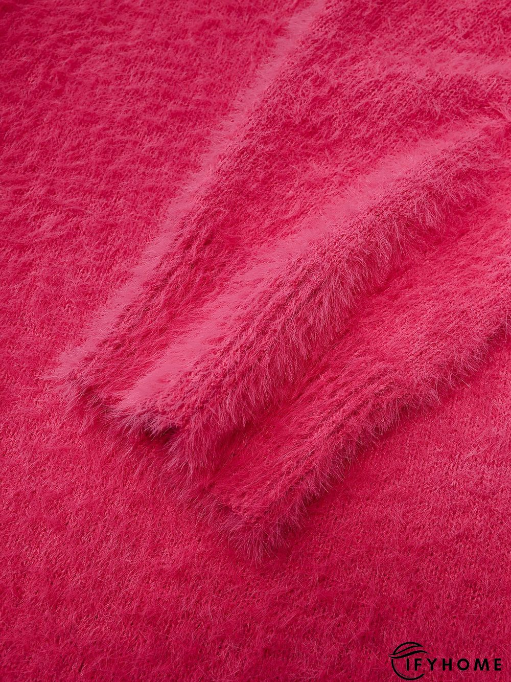 Elegant Loose Plain Shawl Collar Sweater Coat | IFYHOME