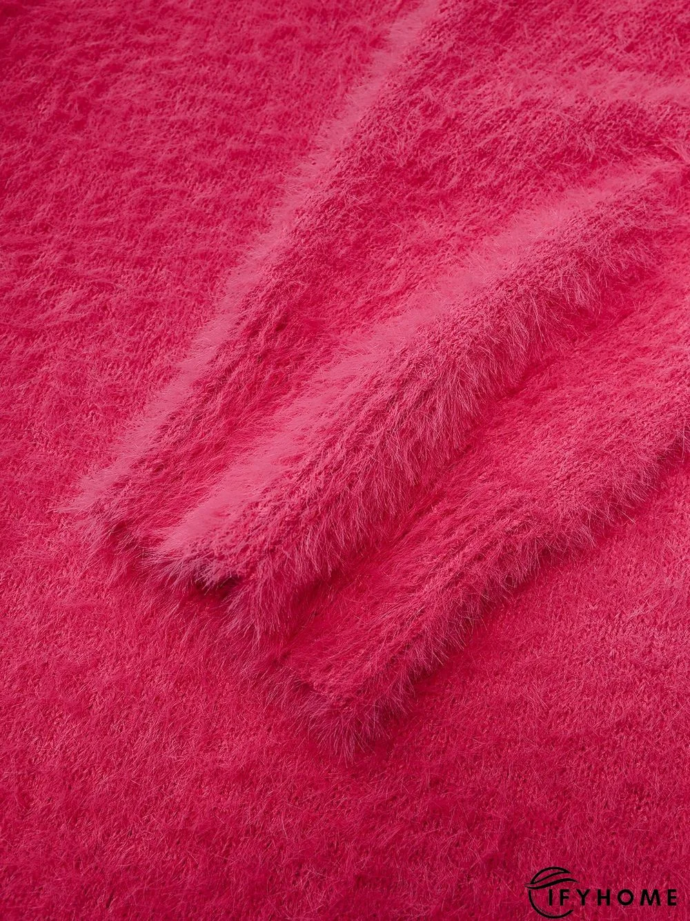 Elegant Loose Plain Shawl Collar Sweater Coat | IFYHOME